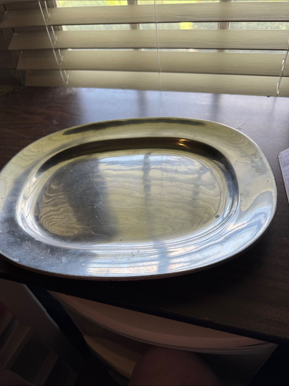 Vintage Pewter Tray